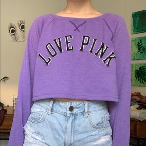 VS LOVE PINK crewneck